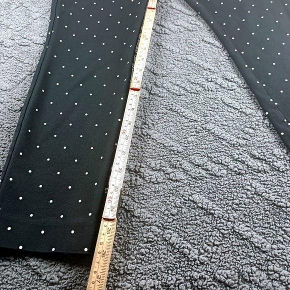 Gap Signature Skinny Ankle Pants Womens 8 Black Polka Dot Stretch Trousers - Picture 2 of 7